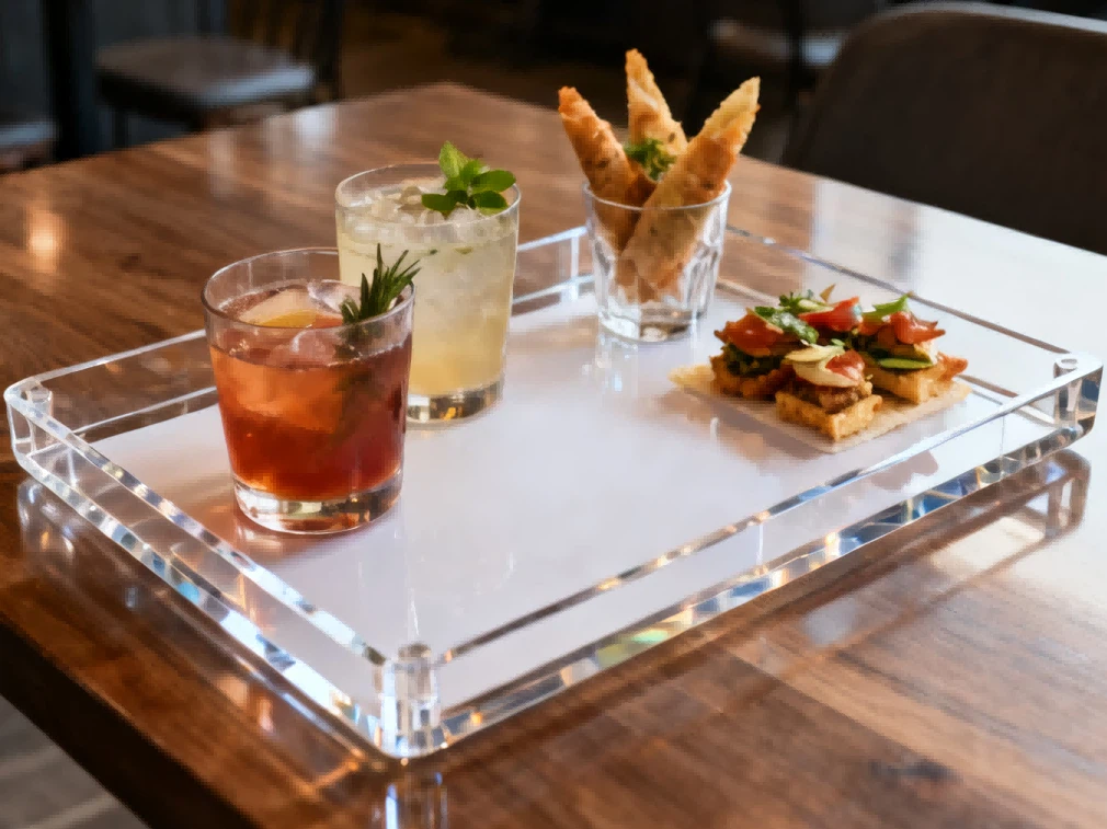 Custom Acrylic Serving Trays Custom Acrylic Serving Trays