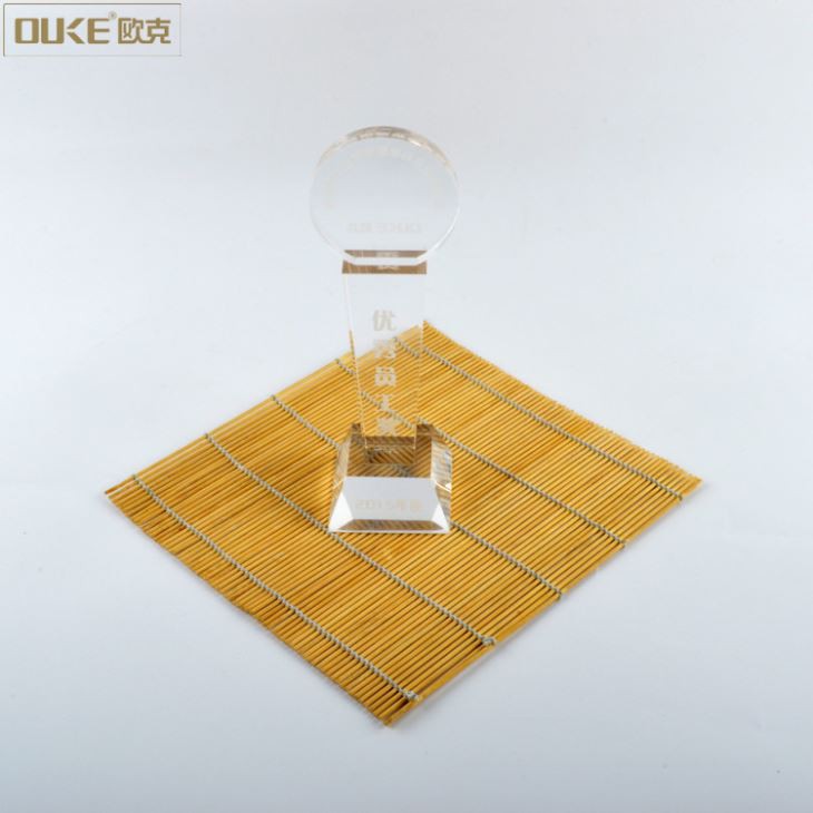 Clear Funny Models Acrylic Trophy