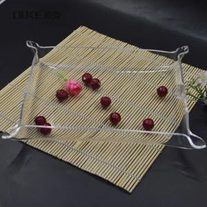 عرف تصميم جديد واضح الاكريليك علبة الغذاء دون مقابض