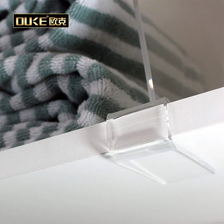 Clear Acrylic Shelf Dividers For Closets Libraries