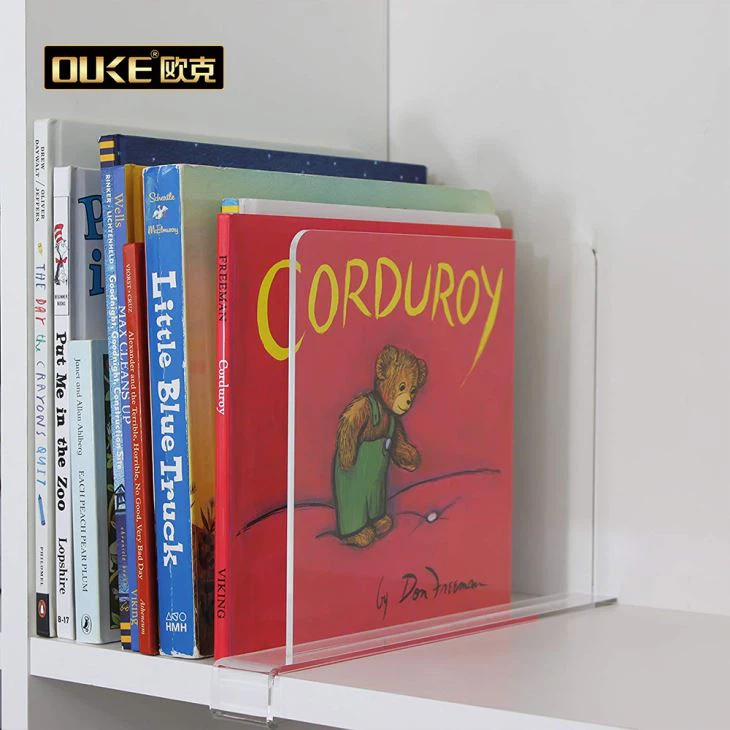 Clear Acrylic Shelf Dividers For Closets Libraries
