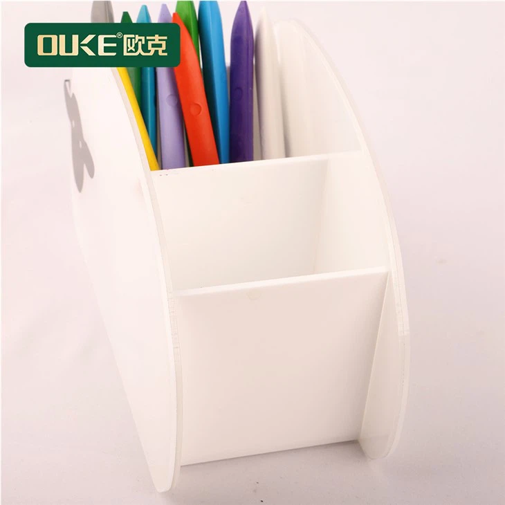 Office Desktop White Acrylic Display Holder